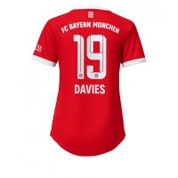 Bayern Munich Alphonso Davies #19 Fotballklær Hjemmedrakt Dame 2022-23 Kortermet